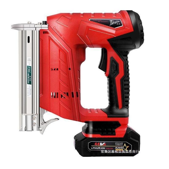 锂电钉枪无线充电式钉枪木工工具电动射钉枪排钉F30气钉抢码钉枪