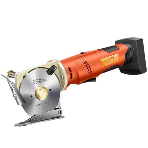 [002821] 充电式电剪刀裁布手持式地毯皮革服装布料切布锂电动剪圆刀裁剪机